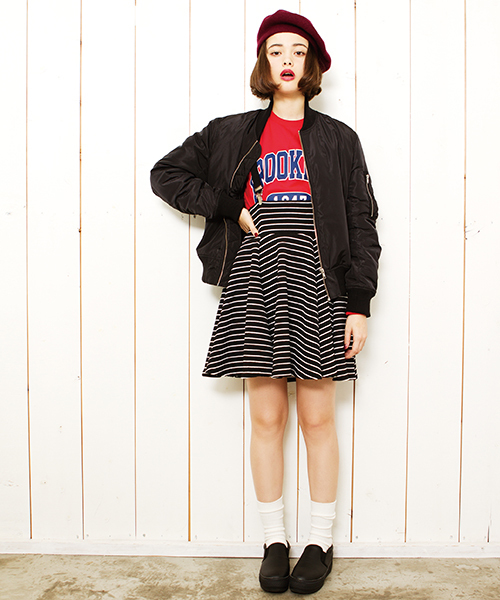 WEGO（ウィゴー）の「WEGO/バスクベレー帽（ハンチング/ベレー帽・レディース・ブラック/ダークグレー/ネイビー/ワイン・FREE）」の15枚目の写真