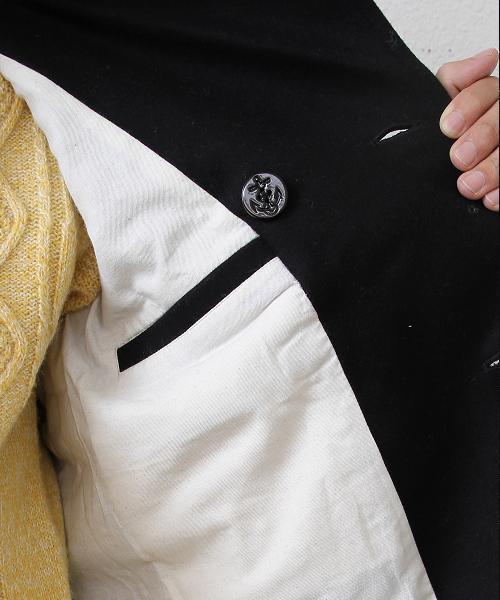 coen（コーエン）の「メルトンPコート§（ピーコート・メンズ・ブラック/ネイビー・SMALL/MEDIUM/LARGE/X-LARGE）」の8枚目の写真