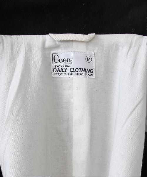 coen（コーエン）の「メルトンPコート§（ピーコート・メンズ・ブラック/ネイビー・SMALL/MEDIUM/LARGE/X-LARGE）」の9枚目の写真