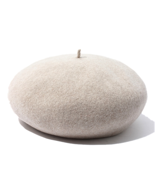 SHIPS for women（シップスフォーウィメン）の「★★ウール ベレー（ハンチング/ベレー帽・レディース・ベージュ/レッド/ホワイト/チャコールグレー/ネイビー・ONE SIZE）」の3枚目の写真