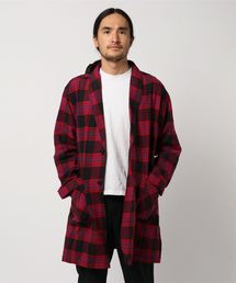 STYLEBLOCK | 先染めチェックガウンシャツチェスターコート(シャツ/ブラウス)