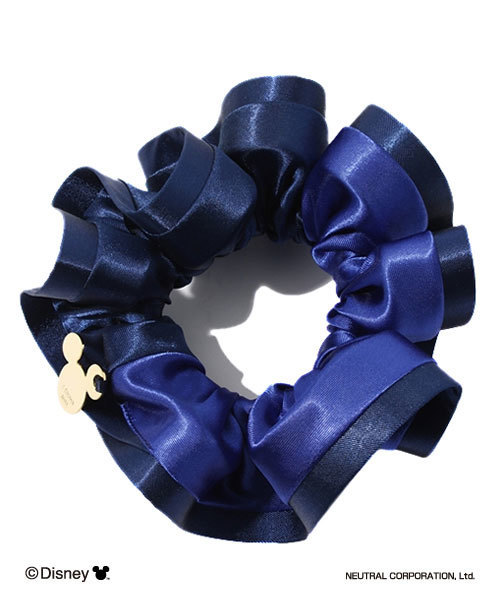 Ylang Ylang イランイラン の 大人気 ミッキーマウス ミックスサテンシュシュ M シュシュ Wear