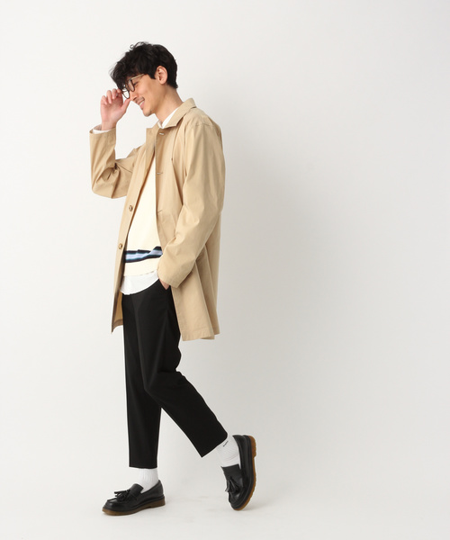 GLOBAL WORK（グローバルワーク）の「チルデンVニットベスト（ベスト・メンズ・オフホワイト/グリーン・LARGE/MEDIUM）」の11枚目の写真