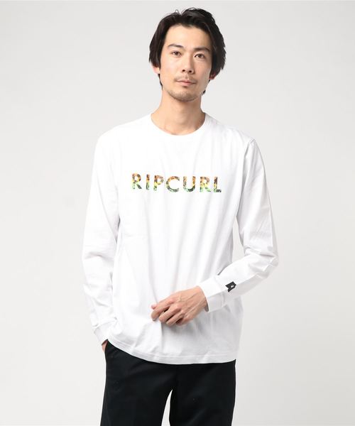 rip curl(リップカール)の「【RIP CURL リップカール】フロントプリントロングTシャツ/ 長袖 / ユニセックス(Tシャツ/カットソー・メンズ・ホワイト/ブラック・MEDIUM/LARGE/X-LARGE)」の10枚目の写真