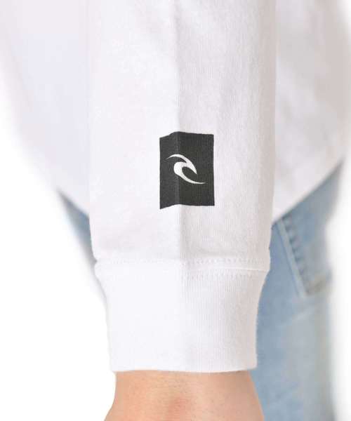 rip curl(リップカール)の「【RIP CURL リップカール】フロントプリントロングTシャツ/ 長袖 / ユニセックス(Tシャツ/カットソー・メンズ・ホワイト/ブラック・MEDIUM/LARGE/X-LARGE)」の7枚目の写真