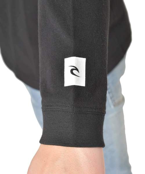 rip curl(リップカール)の「【RIP CURL リップカール】フロントプリントロングTシャツ/ 長袖 / ユニセックス(Tシャツ/カットソー・メンズ・ホワイト/ブラック・MEDIUM/LARGE/X-LARGE)」の3枚目の写真