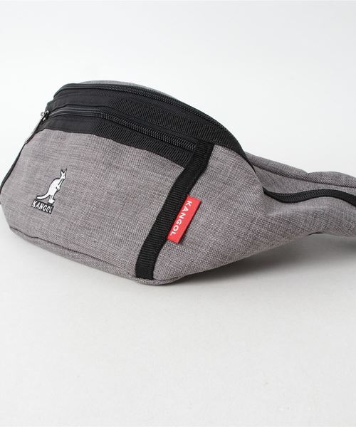 KANGOL（カンゴール）の「【 KANGOL / カンゴール 】 KANGOL ウエストバッグ（ボディバッグ/ウエストポーチ・メンズ・グレー/ピンク/ブラック×ホワイト/ブラック系その他/ベージュ・FREE）」の8枚目の写真