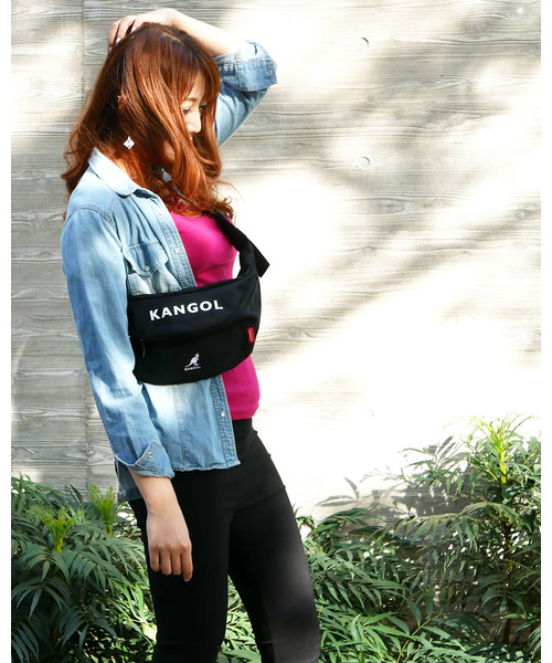 KANGOL（カンゴール）の「【 KANGOL / カンゴール 】 KANGOL ウエストバッグ（ボディバッグ/ウエストポーチ・メンズ・グレー/ピンク/ブラック×ホワイト/ブラック系その他/ベージュ・FREE）」の14枚目の写真