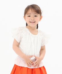 GLOBAL WORK | 【キッズ】ウエストシャーリングブラウス【ちびVERY5月号掲載アイテム】/829621(シャツ/ブラウス)