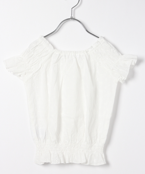 GLOBAL WORK（グローバルワーク）の「【キッズ】ウエストシャーリングブラウス【ちびVERY5月号掲載アイテム】/829621（シャツ/ブラウス・キッズ・ブラック/イエロー/ホワイト/パープル系その他2・SMALL/X-LARGE/XX-LARGE/MEDIUM/LARGE）」の13枚目の写真