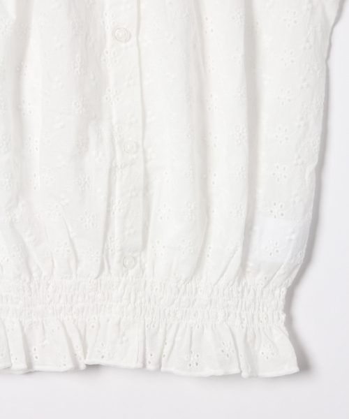 GLOBAL WORK（グローバルワーク）の「【キッズ】ウエストシャーリングブラウス【ちびVERY5月号掲載アイテム】/829621（シャツ/ブラウス・キッズ・ブラック/イエロー/ホワイト/パープル系その他2・SMALL/X-LARGE/XX-LARGE/MEDIUM/LARGE）」の14枚目の写真