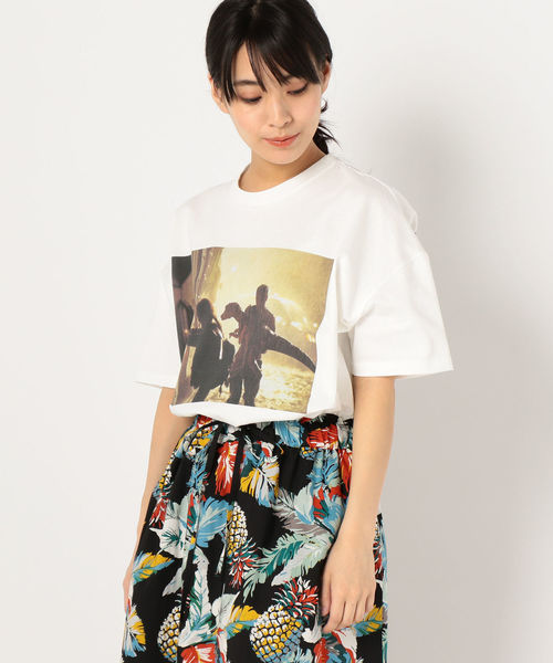 THE Dallas(ザ・ダラス)の「THE Dallas:TRAVEL TEE(Tシャツ/カットソー・レディース・ホワイト・ONE SIZE)」の1枚目の写真