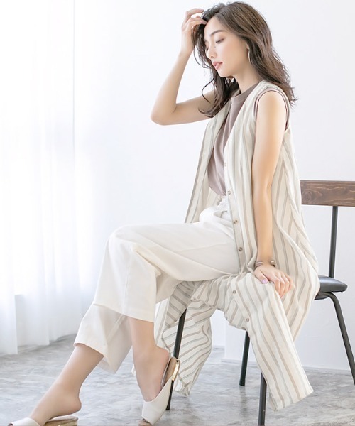 ストライプaラインワンピース ワンピース Pierrot ピエロ のファッション通販 Zozotown