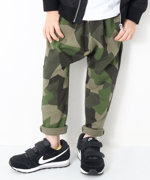 devirock(デビロック)の「プリントスウェットサルエルパンツ(その他パンツ・キッズ・ベージュ/ネイビー/ブラウン/カモフラージュ/モカ/グリーン系カモフラージュ/ブラック系その他/グレー系その他/グレー系カモフラージュ/ドット/ブラック系その他2/ブラック系その他3/グレー系その他2/グレー系その他3/キャメル・80cm/90cm/95cm/110cm/100cm/120cm/130cm/140cm/150cm/160cm)」の13枚目の写真