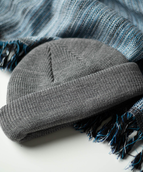 WEGO（ウィゴー）の「WEGO/2WAYロールニットキャップ（ニットキャップ/ビーニー・メンズ・レッド/パープル/杢グレー/ブラック・FREE）」の3枚目の写真