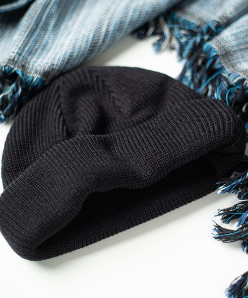 WEGO（ウィゴー）の「WEGO/2WAYロールニットキャップ（ニットキャップ/ビーニー・メンズ・レッド/パープル/杢グレー/ブラック・FREE）」の2枚目の写真