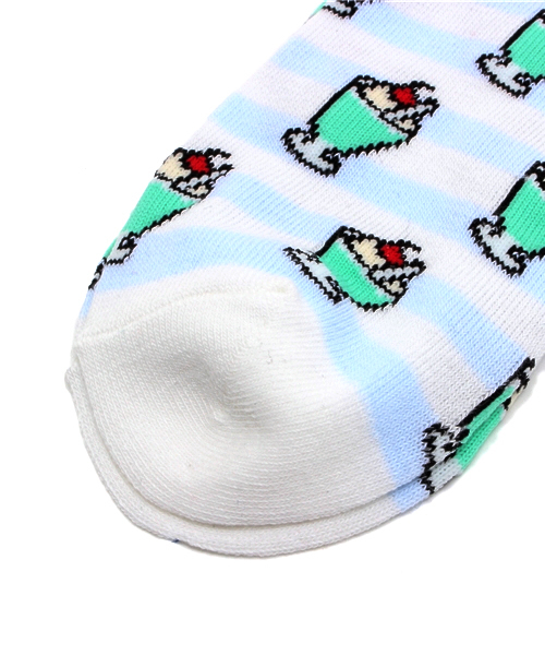 WEGO（ウィゴー）の「WEGO/クリームソーダソックス（ソックス/靴下・レディース・その他1・FREE）」の3枚目の写真