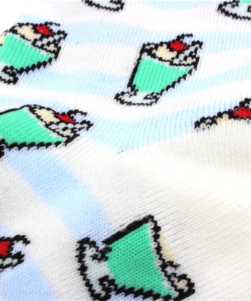 WEGO（ウィゴー）の「WEGO/クリームソーダソックス（ソックス/靴下・レディース・その他1・FREE）」の2枚目の写真