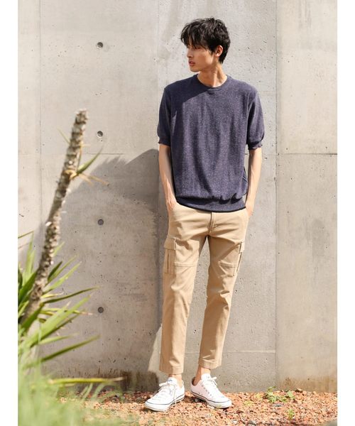 CRAFT STANDARD BOUTIQUE(クラフトスタンダードブティック)の「カーゴロングパンツ○(カーゴパンツ・メンズ・ベージュ/ネイビー/カーキ/カモフラージュ・LL/S/M/L)」の14枚目の写真