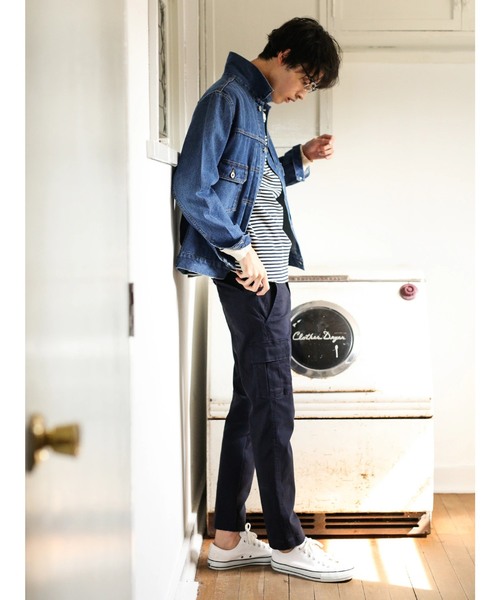 CRAFT STANDARD BOUTIQUE(クラフトスタンダードブティック)の「カーゴロングパンツ○(カーゴパンツ・メンズ・ベージュ/ネイビー/カーキ/カモフラージュ・LL/S/M/L)」の18枚目の写真