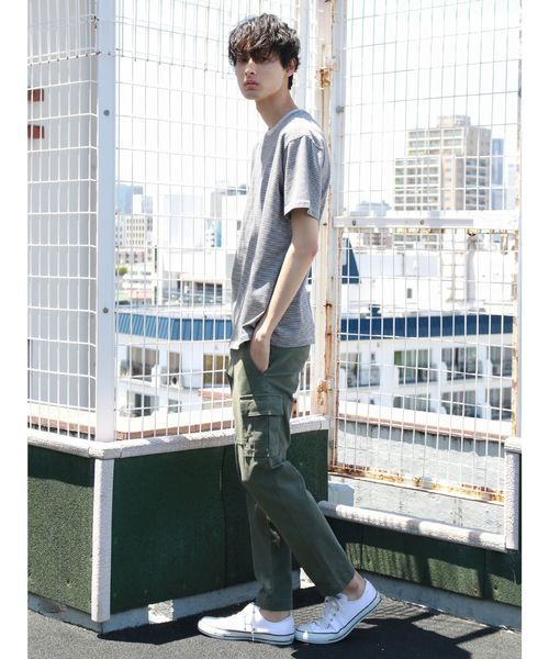 CRAFT STANDARD BOUTIQUE(クラフトスタンダードブティック)の「カーゴロングパンツ○(カーゴパンツ・メンズ・ベージュ/ネイビー/カーキ/カモフラージュ・LL/S/M/L)」の15枚目の写真