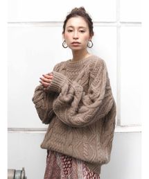 Ungrid | バックオープンケーブルニット(ニット/セーター)