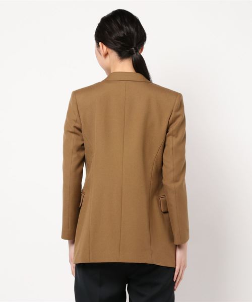 本日3/2削除❗️イエナ／春アウターダブルフェイステーラードコート ブルー 入学式 セール】マリンセーラーダブルブレストジャケット◇（その他