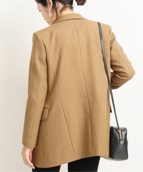 本日3/2削除❗️イエナ／春アウターダブルフェイステーラードコート ブルー 入学式 セール】マリンセーラーダブルブレストジャケット◇（その他