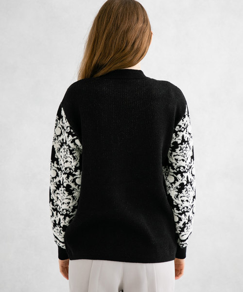 UNITED TOKYO 19AW ダマスクJQニット モノトーン