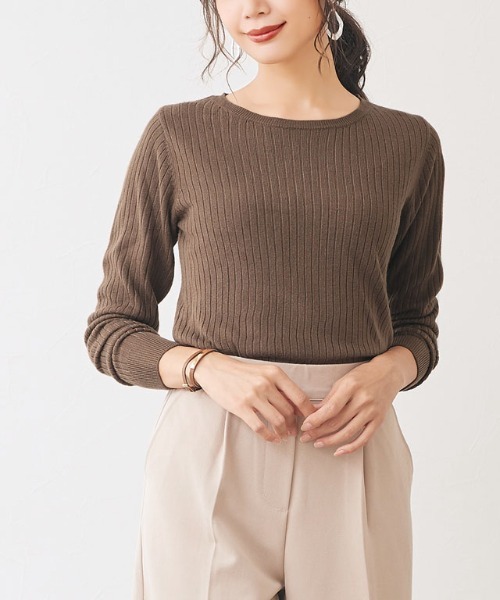 新品 イタリア製 定価9万超 カシミア カシミヤ セーター マガジーノ リカンビ girlsdream_gd-881122103