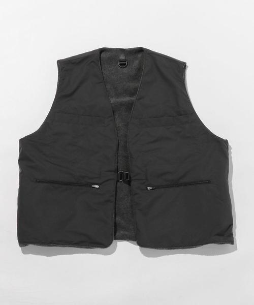 新品 ETHOS エトス 18AW Rev Vest リバーシブルベスト L ETHOS（エトス）の「【別注】 ＜ETHOS＞ REV VEST/ベスト（ベスト
