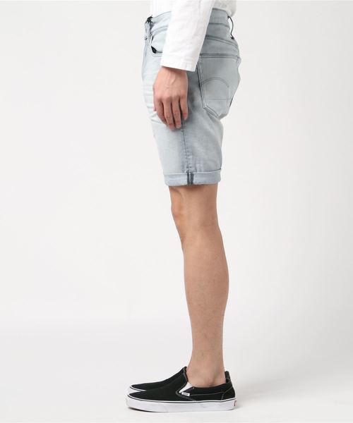 G-STAR（ジースター）の「3301 Slim Shorts（デニムパンツ・メンズ・インディゴブルー・31inch/29inch/30inch/34inch/32inch/33inch/28inch）」の8枚目の写真