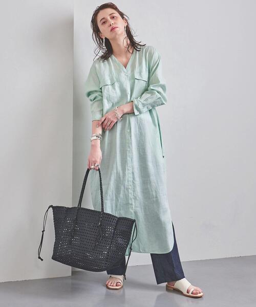 UNITED ARROWS（ユナイテッドアローズ）の「UBCB リネン Vネック