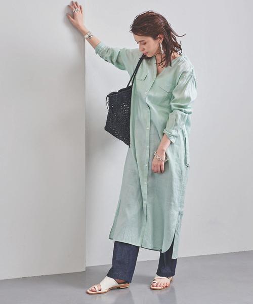 UNITED ARROWS（ユナイテッドアローズ）の「UBCB リネン Vネック