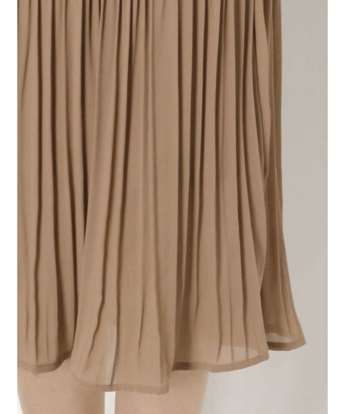 dazzlin（ダズリン）の「プリーツハイネックミディワンピース（ワンピース・レディース・ブラック/ベージュ・FREE）」の20枚目の写真