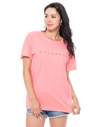 BILLABONG レディース ドロップショルダー Tシャツ/ビラボン 半袖 ロゴ