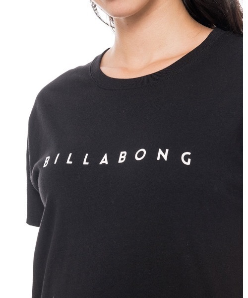 BILLABONG（ビラボン）の「BILLABONG レディース ドロップショルダー Tシャツ/ビラボン 半袖 ロゴ（Tシャツ/カットソー・レディース・ホワイト/ブラック/ピンク・MEDIUM）」の5枚目の写真
