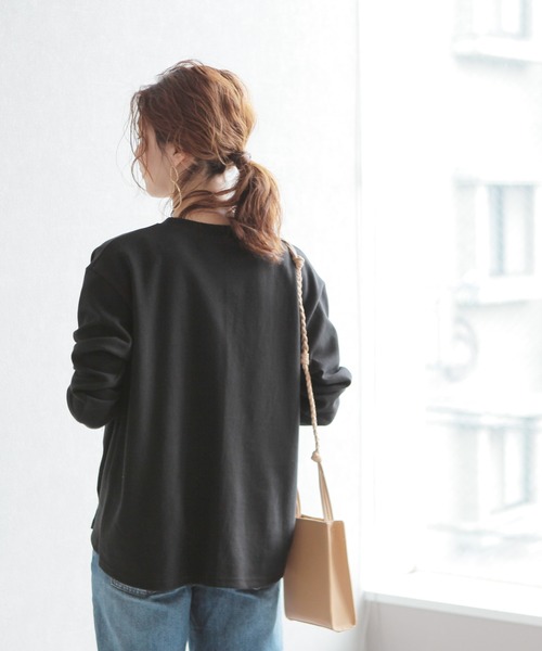 reca(レカ)の「裾タックカットソー(Tシャツ/カットソー・レディース・ブラック/アイボリー/モカ/ブルー系その他/グレイッシュベージュ/ミント・FREE)」の18枚目の写真