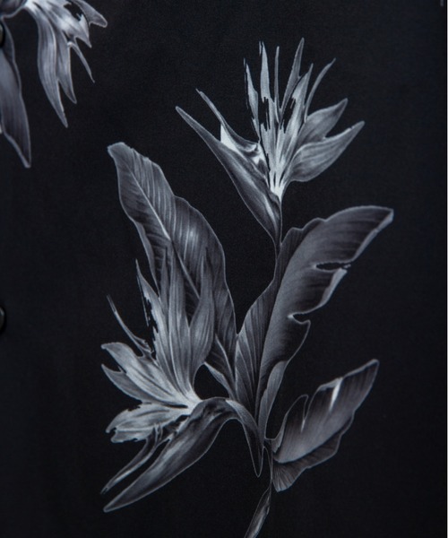 JACKROSE(ジャックローズ)の「オーガンジーエアリー半袖シャツ(シャツ/ブラウス・メンズ・ホワイト/ブラック・M/L/XL)」の3枚目の写真