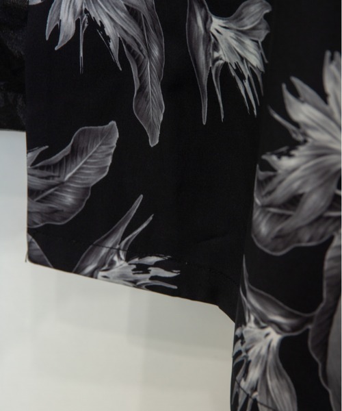 JACKROSE(ジャックローズ)の「オーガンジーエアリー半袖シャツ(シャツ/ブラウス・メンズ・ホワイト/ブラック・M/L/XL)」の9枚目の写真