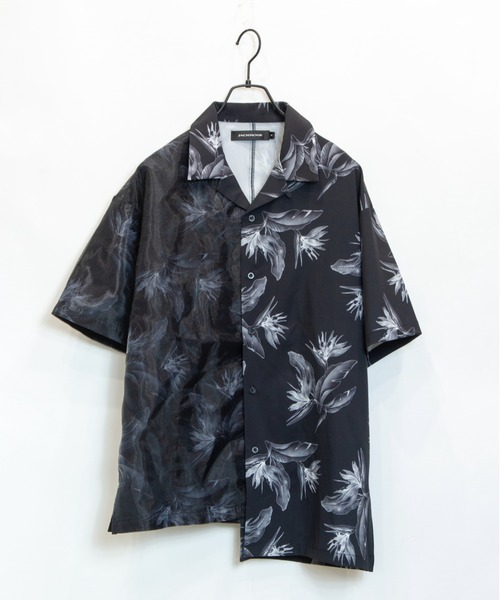 JACKROSE(ジャックローズ)の「オーガンジーエアリー半袖シャツ(シャツ/ブラウス・メンズ・ホワイト/ブラック・M/L/XL)」の13枚目の写真