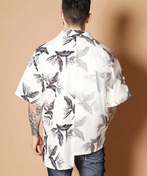 JACKROSE(ジャックローズ)の「オーガンジーエアリー半袖シャツ(シャツ/ブラウス・メンズ・ホワイト/ブラック・M/L/XL)」の22枚目の写真