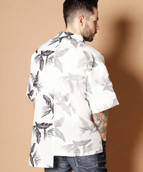 JACKROSE(ジャックローズ)の「オーガンジーエアリー半袖シャツ(シャツ/ブラウス・メンズ・ホワイト/ブラック・M/L/XL)」の20枚目の写真