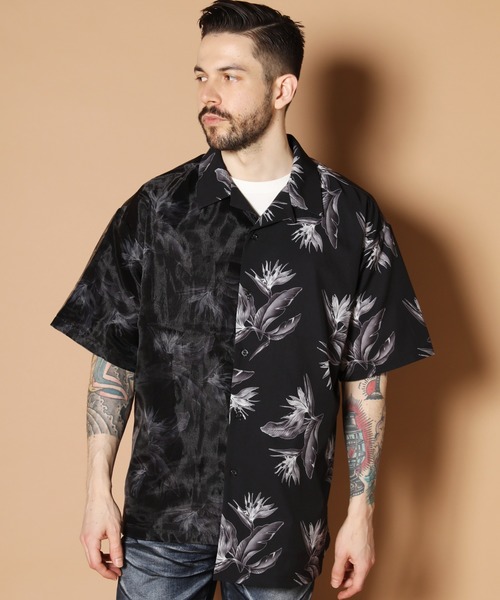 JACKROSE(ジャックローズ)の「オーガンジーエアリー半袖シャツ(シャツ/ブラウス・メンズ・ホワイト/ブラック・M/L/XL)」の14枚目の写真