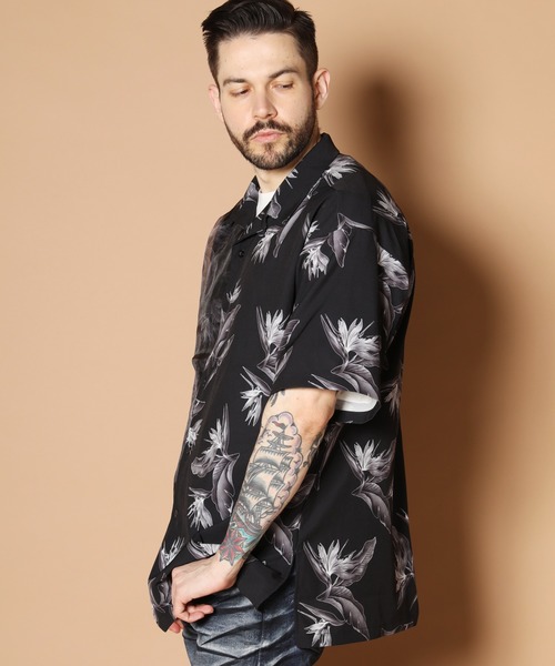 JACKROSE(ジャックローズ)の「オーガンジーエアリー半袖シャツ(シャツ/ブラウス・メンズ・ホワイト/ブラック・M/L/XL)」の11枚目の写真
