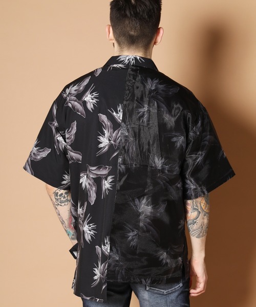 JACKROSE(ジャックローズ)の「オーガンジーエアリー半袖シャツ(シャツ/ブラウス・メンズ・ホワイト/ブラック・M/L/XL)」の15枚目の写真