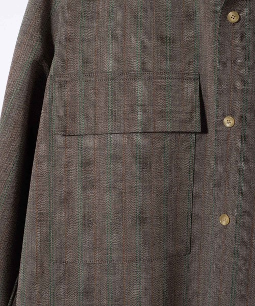 ADAM ET ROPE'(アダムエロペ)の「【NIKKE】キューバビーチ9分袖シャツ(シャツ/ブラウス・メンズ・ブラック系その他/ブラウン系その他・M/L/XL)」の8枚目の写真