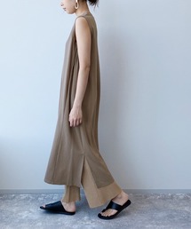 LAKOLE | 【接触冷感】コンパクトピケスリーブレスワンピース / LAKOLE(ワンピース)