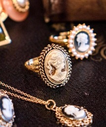 AMINA COLLECTION（アミナコレクション）の「【欧州航路】カメオ風リング（リング）」