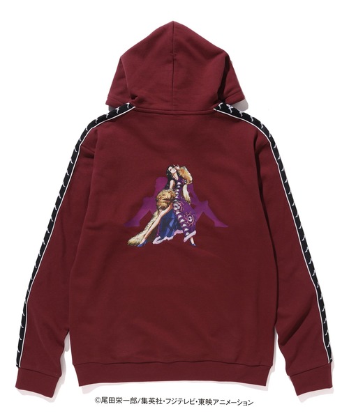 Kappa（カッパ）の「Kappa×ONE PIECE/カッパ×ワンピース ハンコックコラボ スウェットプルオーバーパーカー（パーカー・メンズ・ブラック/サンドベージュ/バーガンディー・O/M/L）」の3枚目の写真